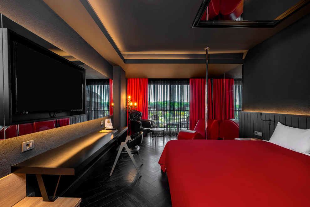 The X Belek - Black and Red Room For Adults 16+